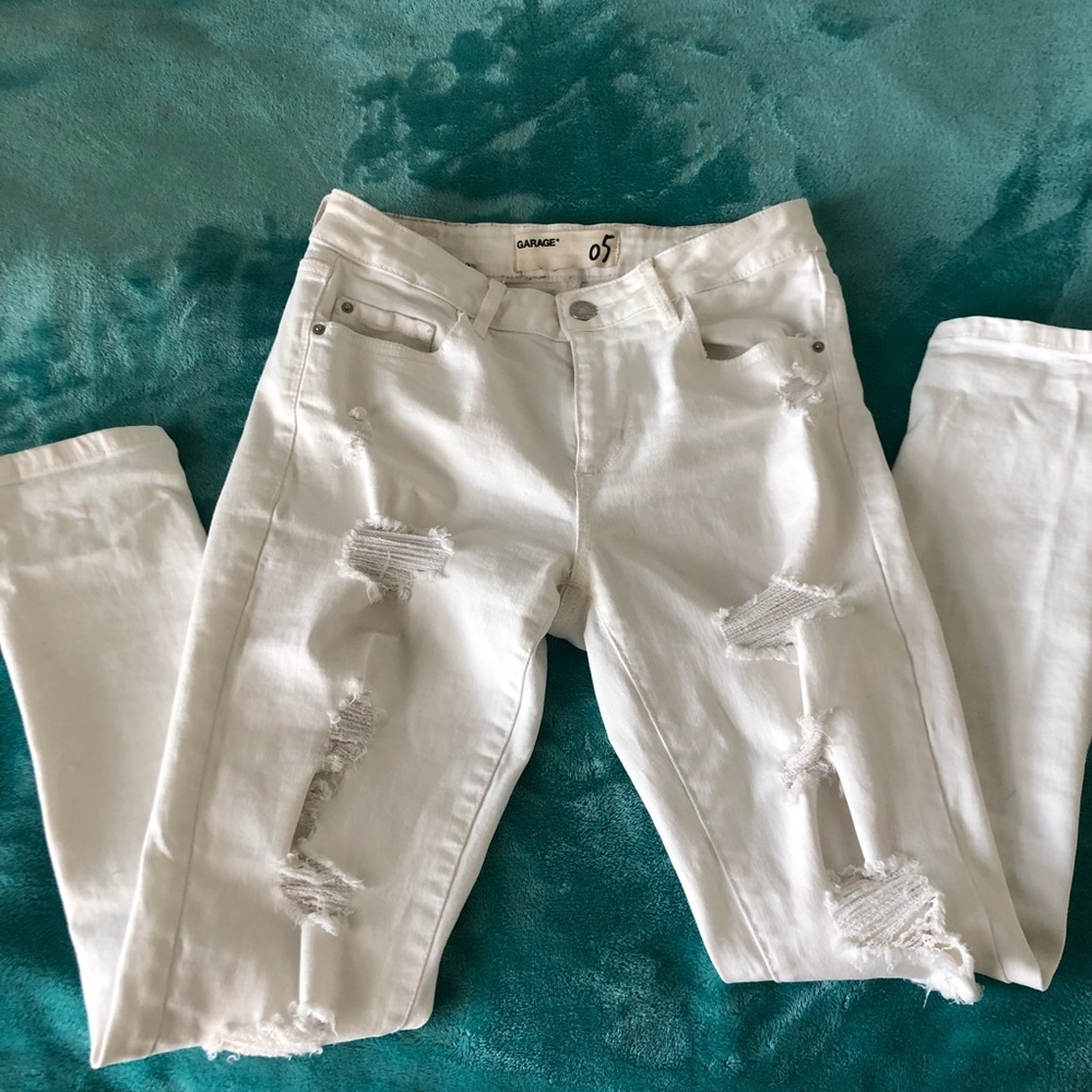 White jeans